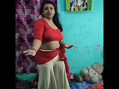 bubbly mumbai housewife bhabhi roshni jha hot navel show
