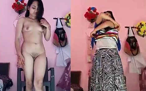 indian girl strip her cloths selfie