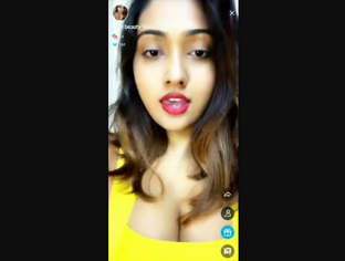 Miss Beauty your Girl Showing Big Boobs on Tango Pvt