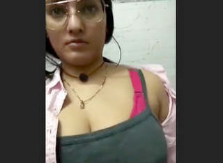 Horny desi nurse showing her big boobs