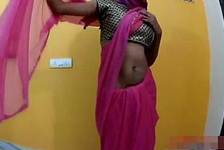 Horny Telugu wife Radha striptease for you