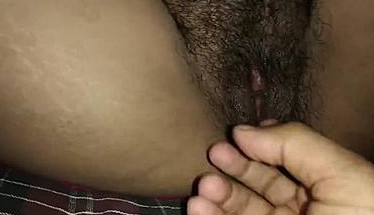 Sexy desi girl Hairy pussy Fingering by lover