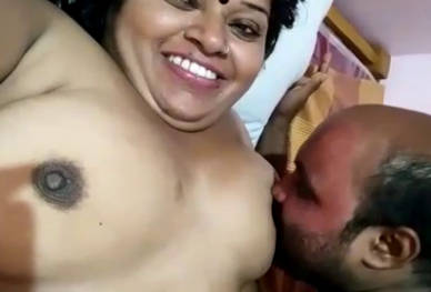 desi couple hot boob suck