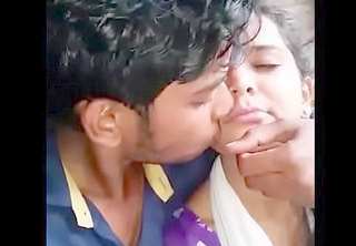 Desi village lover kissing seen