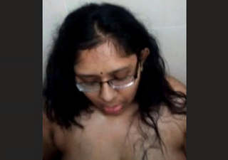 BIG Ass Telugu Wife Blowjob in Bathroom
