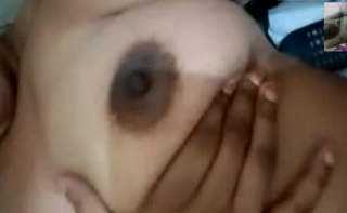 Bhabhi is on video call with husband, masturbating and bagging for dick super horny